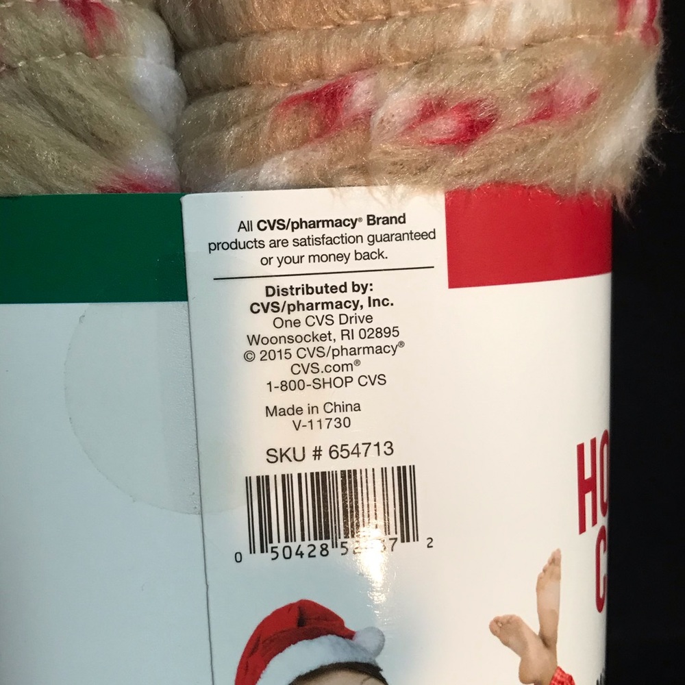 Christmas Pajama Pants Medium PJs Candy Canes Tan Red New with Tags - Picture 7 of 10